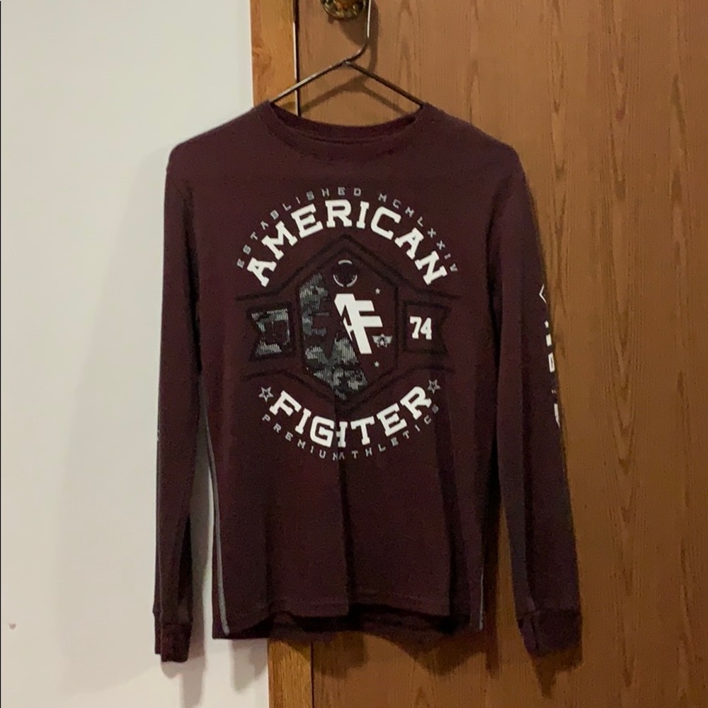 Youth Large American Fighter Long Sleeve